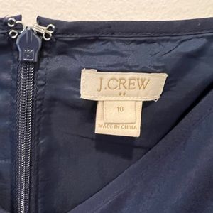 J crew blue mini dress with straps